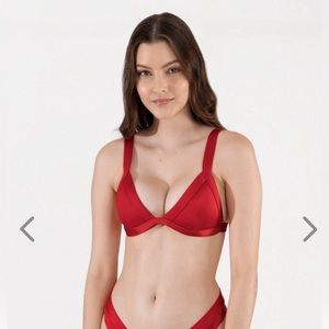 OneOne swimwear red top